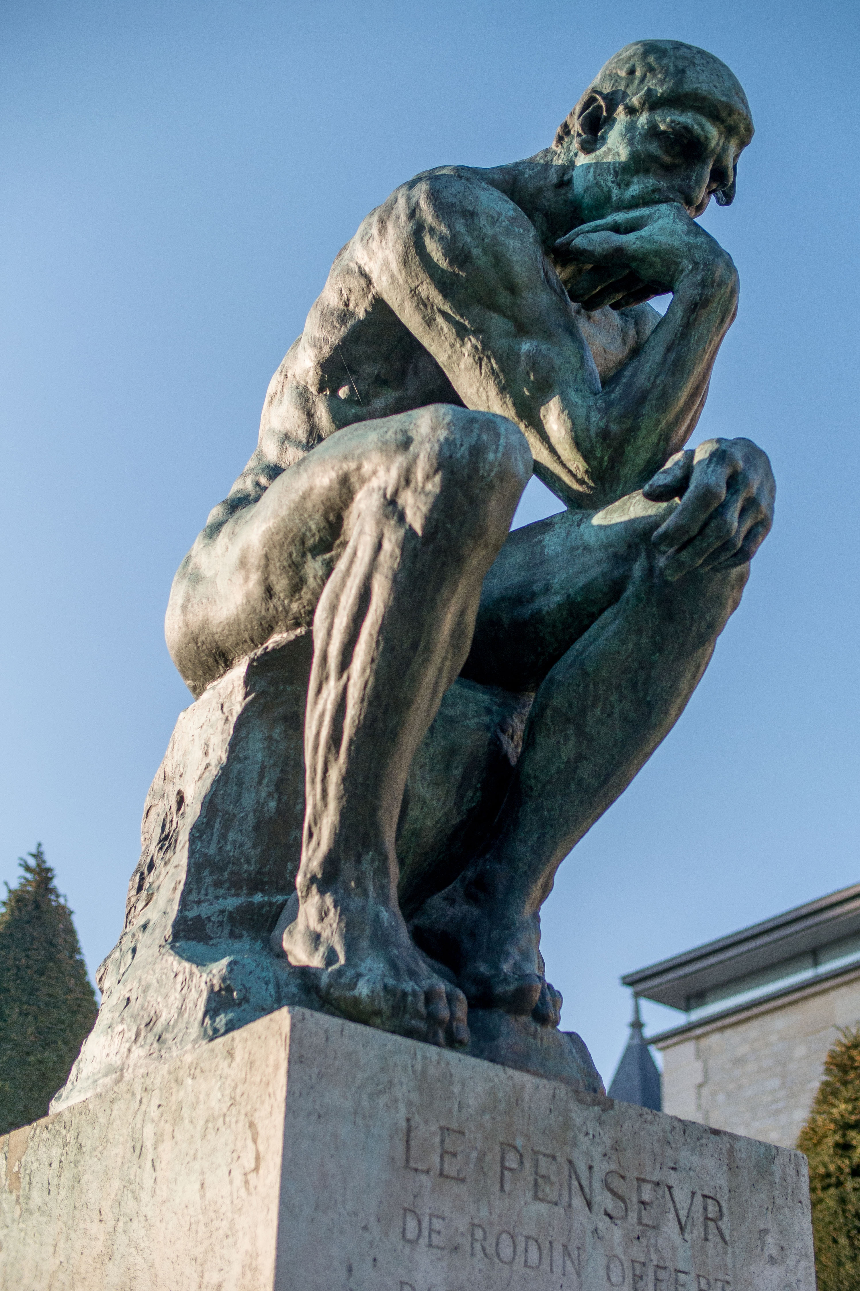 Le penseur de rodin expliqué aux enfants