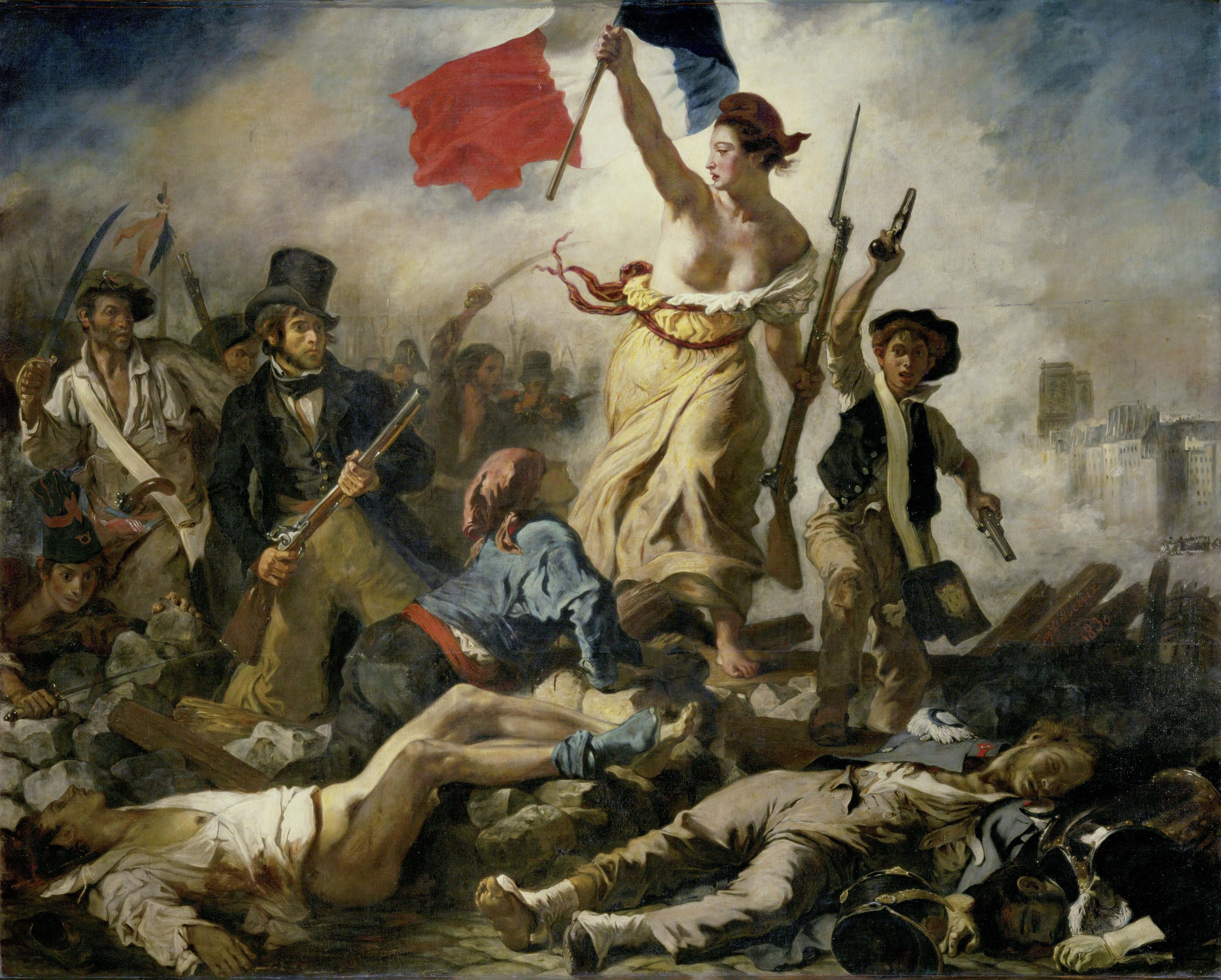 La Liberté guidant le peuple Delacroix
