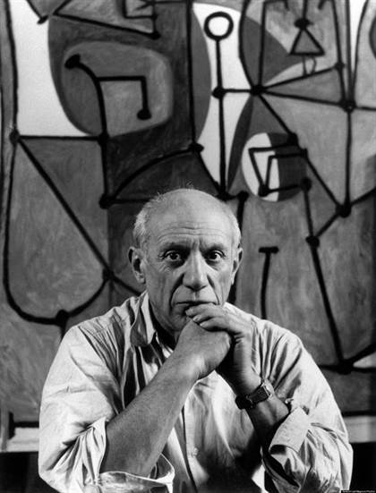 Portrait photographique de Pablo Picasso